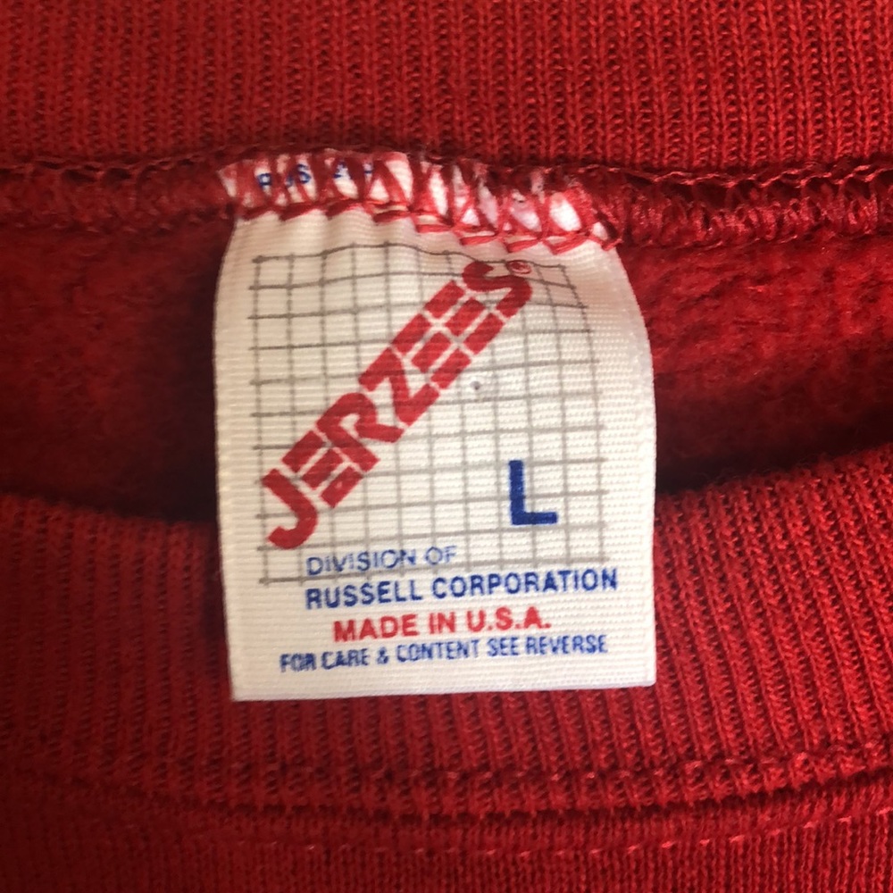 Vintage Jerzees Penguin Tie Patchwork Long Sleeve… - image 3